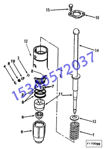 康明斯NTA855-C400用喷油器3054216