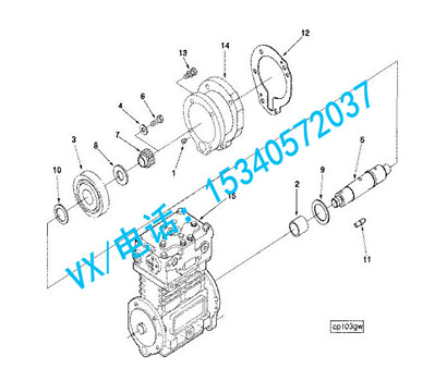 适用于康明斯发电机3069101-20辅助传动室垫片