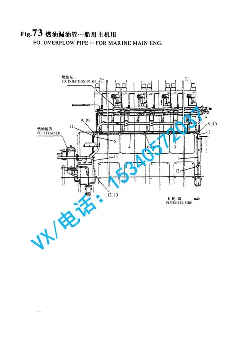 适用于威海YANMAR洋马船用柴油机6N330螺栓 M12X16GB/T5782 MI2X16总代直销