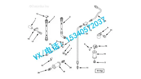 适用于康明斯拖车KTA38-G5扩展插头206224