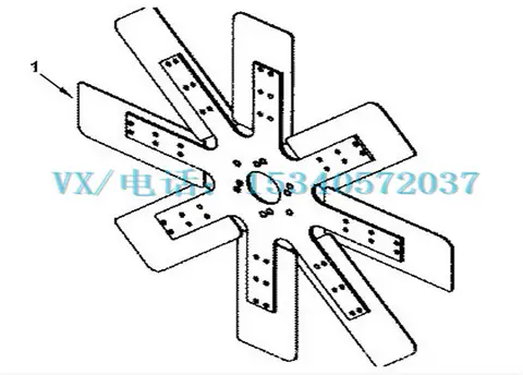 适用于康明斯3165799-20风扇特价批发